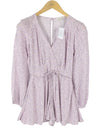 Purple Viscose Romper