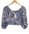 Blue Cotton Blouse