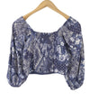 Blue Cotton Blouse