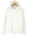 White Cotton Hoodie