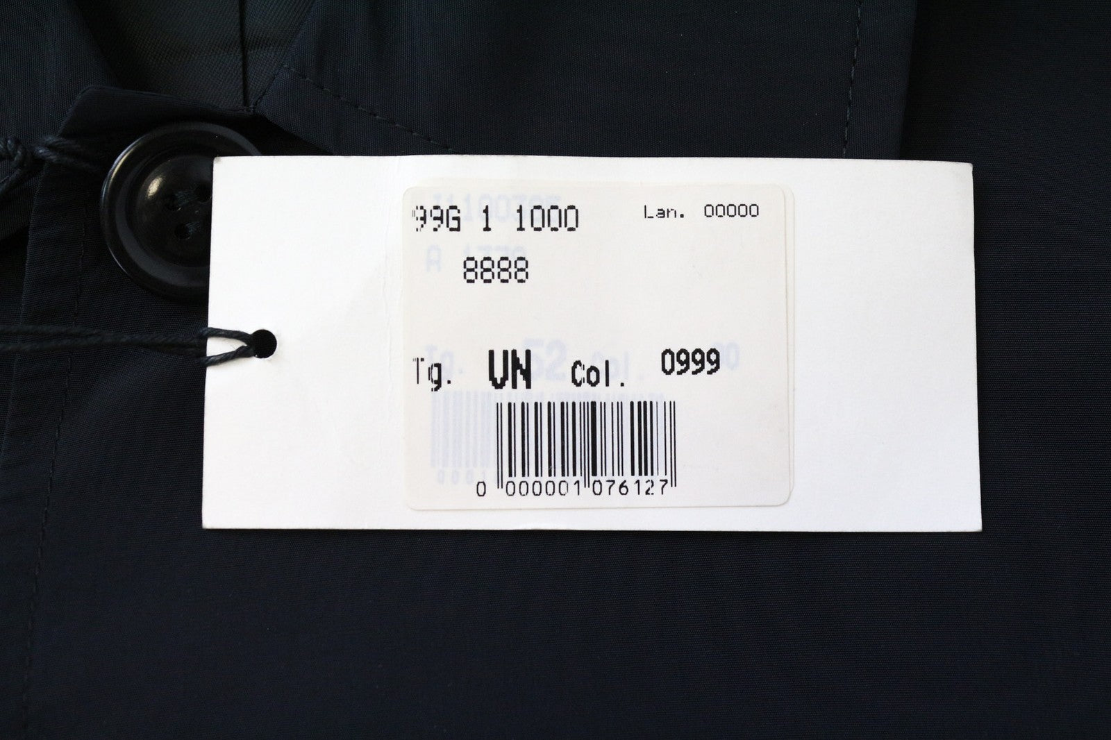 JOHN RICHMOND vyriška striukė UK20, tamsiai mėlyna, šilko mišinio, ilgomis rankovėmis, vienaeilė 