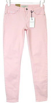 MAISON SCOTCH La Bohemienne Women's Jeans W27 Pink Skinny Cotton Stretch Mid