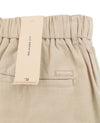Brown Cotton Shorts