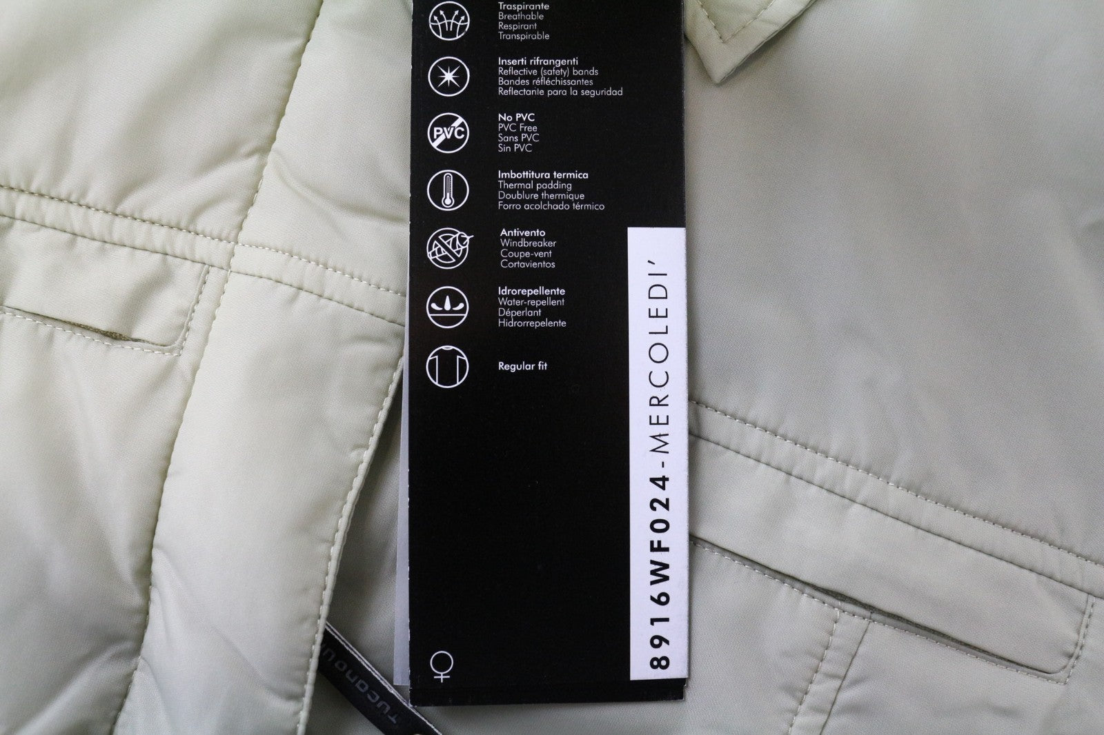 TUCANO URBANO Mercoledi moteriškas švarkas XS smėlio spalvos vandeniui atsparus Moto 