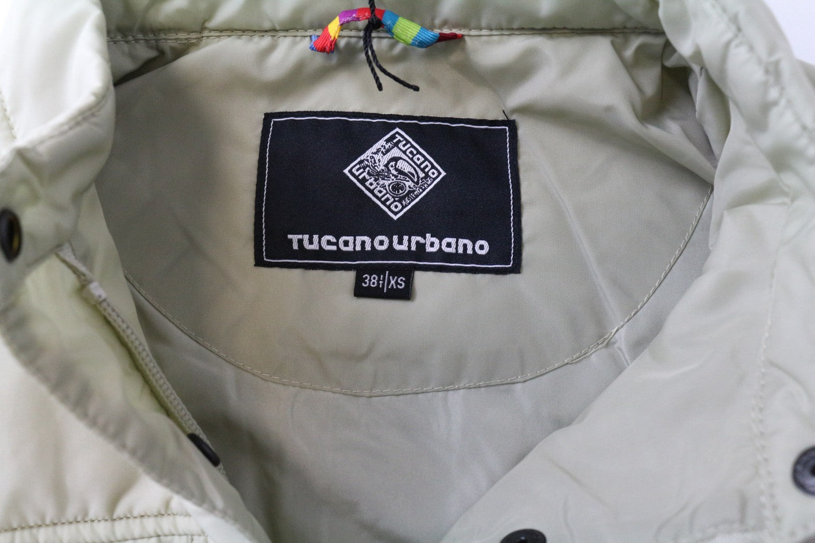 TUCANO URBANO Mercoledi moteriškas švarkas XS smėlio spalvos vandeniui atsparus Moto 