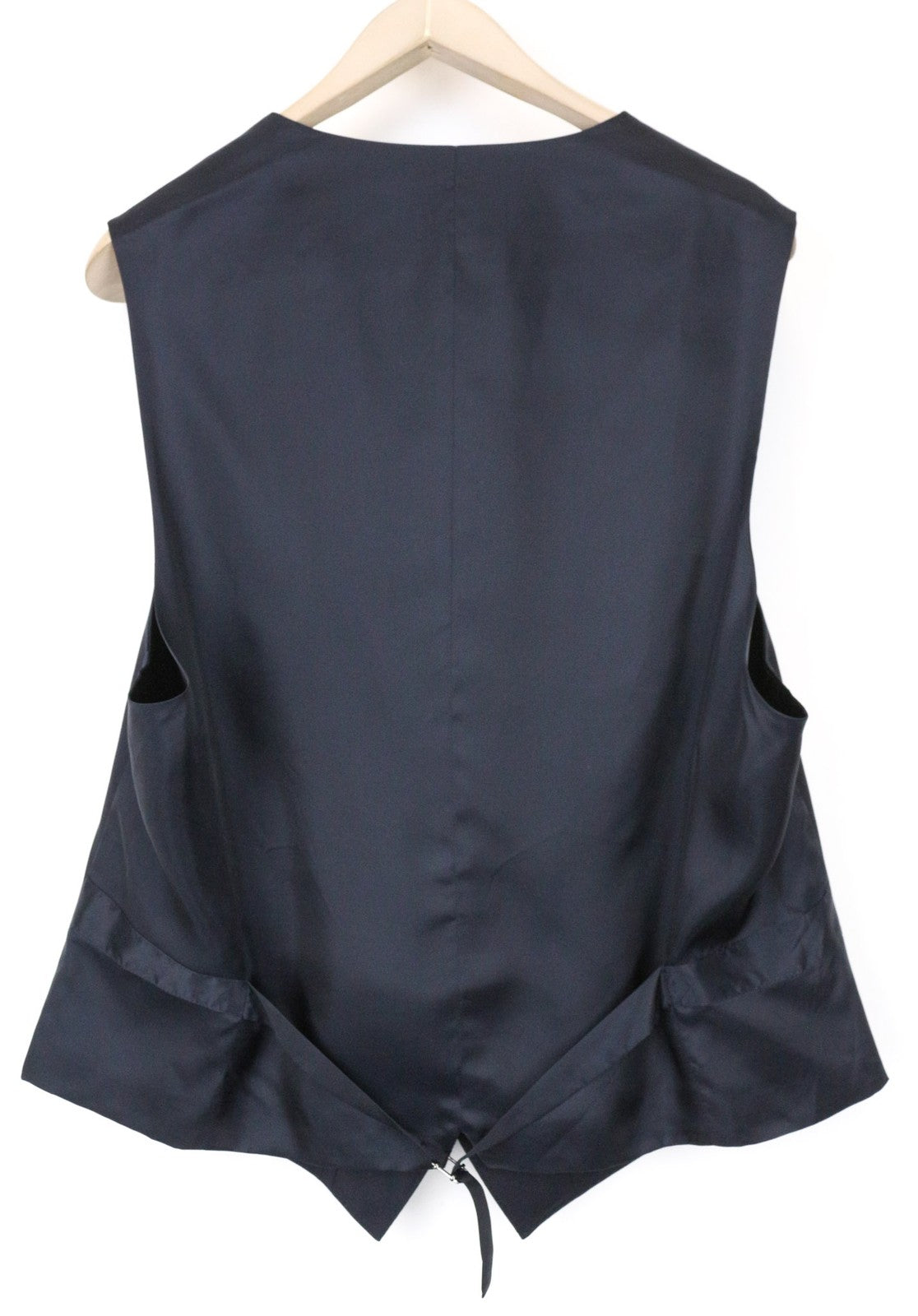 SUITSUPPLY Ferrara Men's Waistcoat UK48R Navy Wool Single-Breasted V-Neck Vest