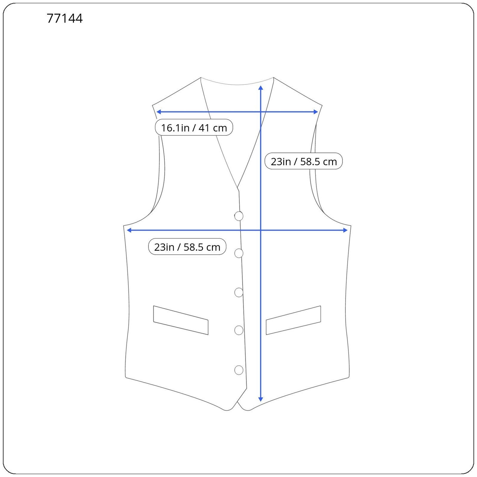 SUITSUPPLY Ferrara Men's Waistcoat UK48R Navy Wool Single-Breasted V-Neck Vest