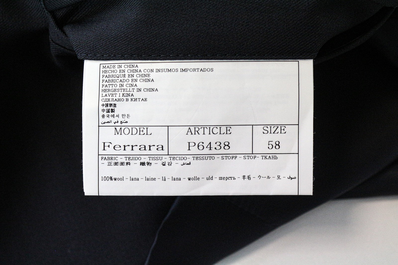 SUITSUPPLY Ferrara Men's Waistcoat UK48R Navy Wool Single-Breasted V-Neck Vest