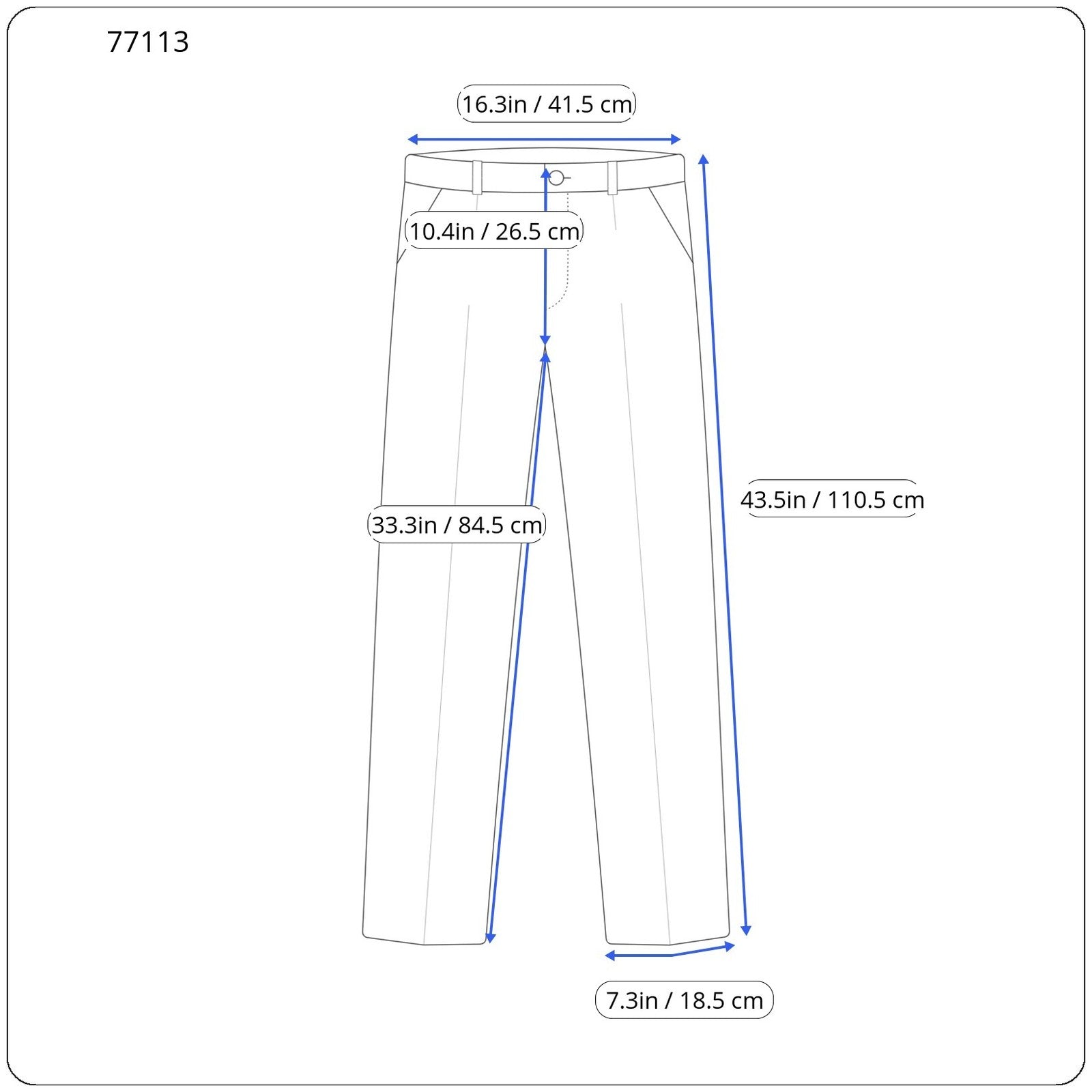 SUITSUPPLY Brescia vyriškos kelnės, UK38R, mėlynos, vilnonės, klostuotos, klasikinės, su pamušalu 