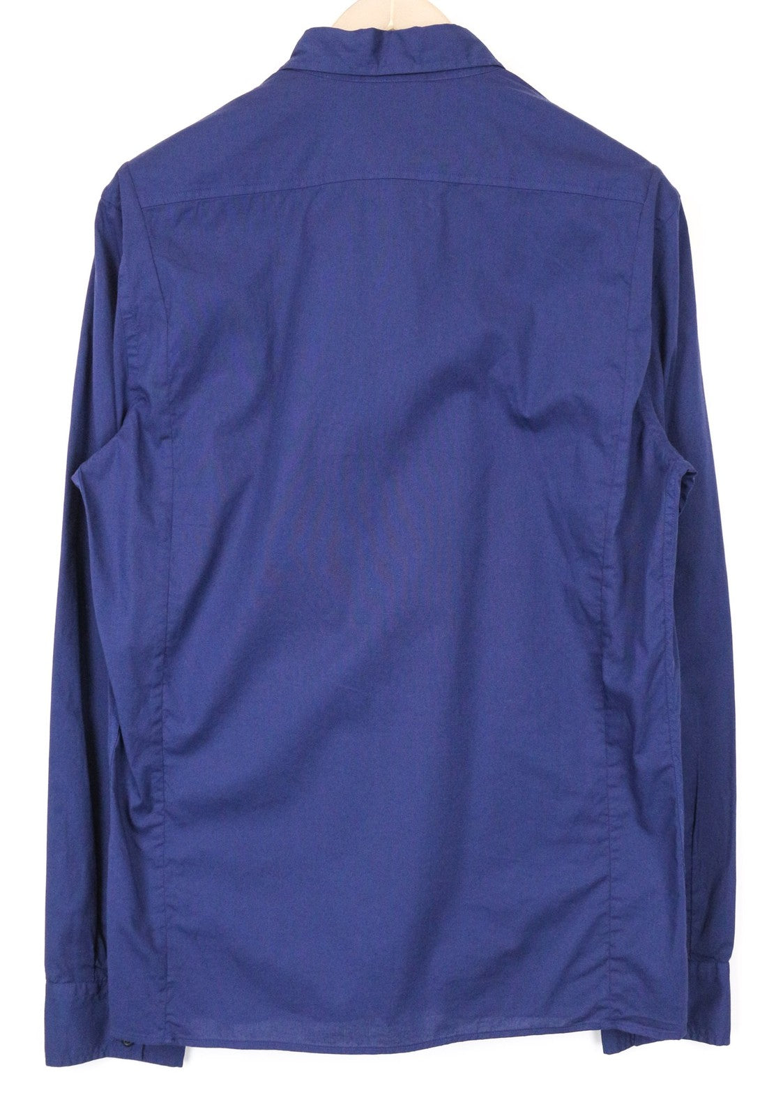 RICHMOND vyriški marškinėliai L dydžio, tamprūs, medvilniniai, ilgomis rankovėmis, su sagomis ir logotipu bei kišenėmis 