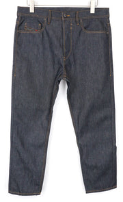 DIESEL Rhial-R R8E50 Men's Jeans W32/L32 Slim Carrot Fit Dark Blue Cotton