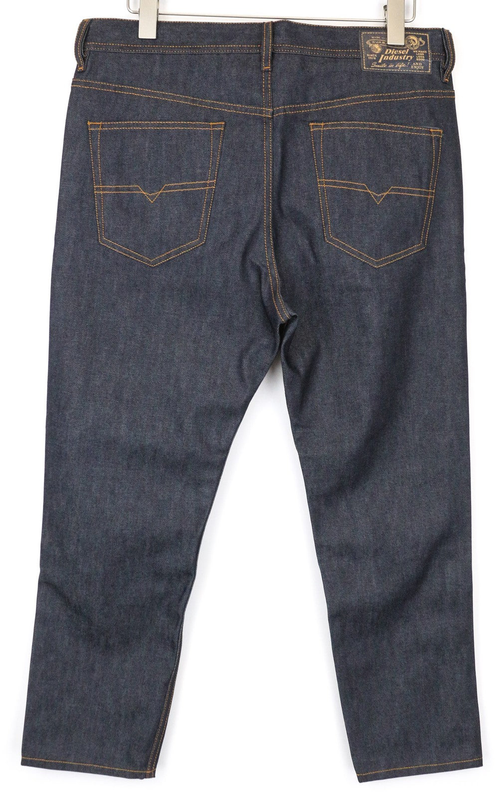 DIESEL Rhial-R R8E50 Men's Jeans W32/L32 Slim Carrot Fit Dark Blue Cotton