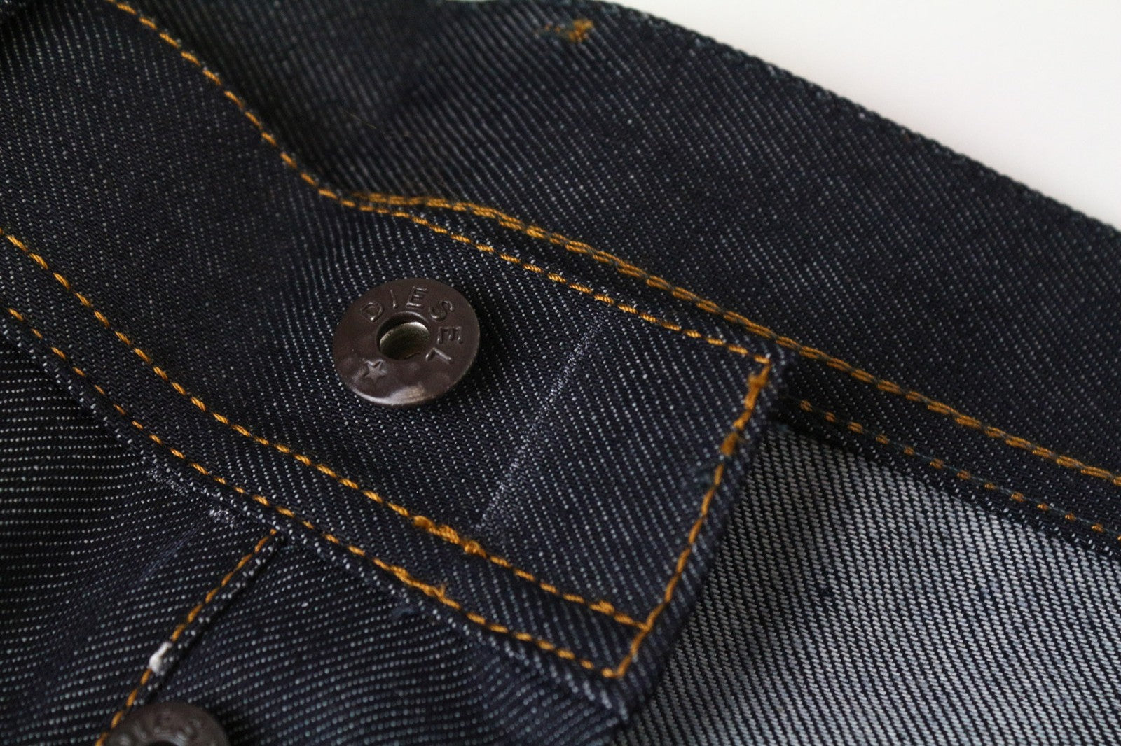 DIESEL Rhial-R R8E50 Men's Jeans W32/L32 Slim Carrot Fit Dark Blue Cotton