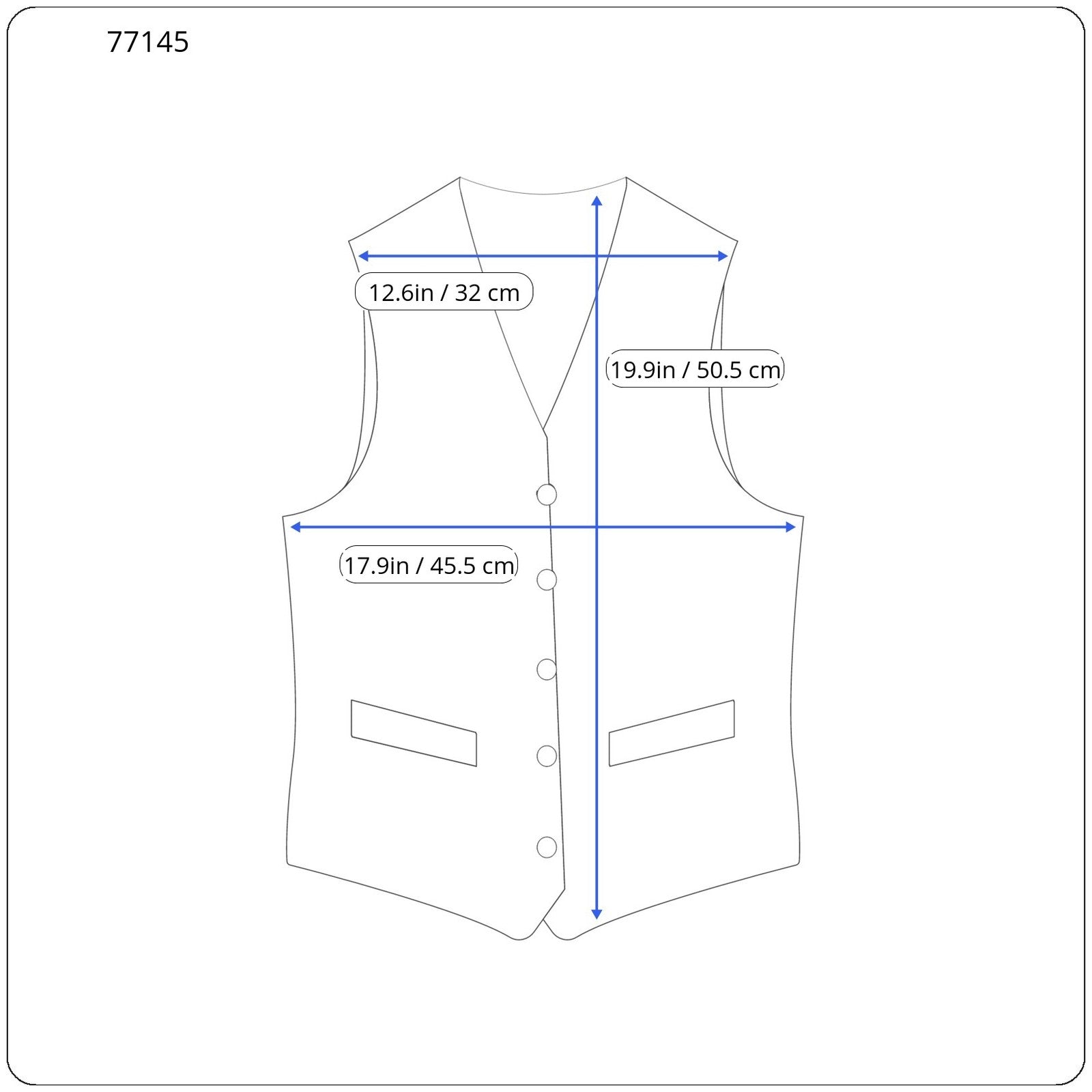SUITSUPPLY Ferrara Men's Waistcoat UK34S Navy Wool Collared Single-Breasted Vest