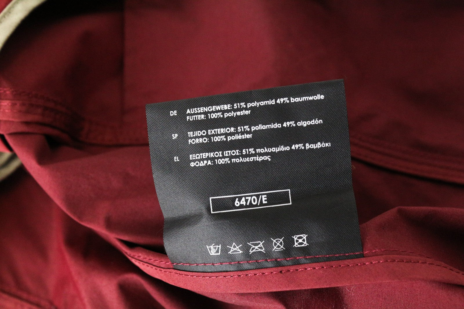 TUCANO URBANO moteriškas švarkas IT40 raudonas medvilnės mišinio ilgomis rankovėmis, vienaeilis 