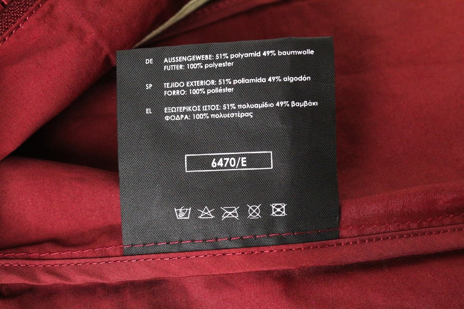 TUCANO URBANO Febo vyriška striukė L, raudona, su medvilnės mišinio pamušalu, neperpučiama, su užtrauktuku 