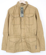 TUCANO URBANO Douz vyriška striukė S ruda su gobtuvu, medvilnine užtrauktuku, pamušalu ir motociklams 