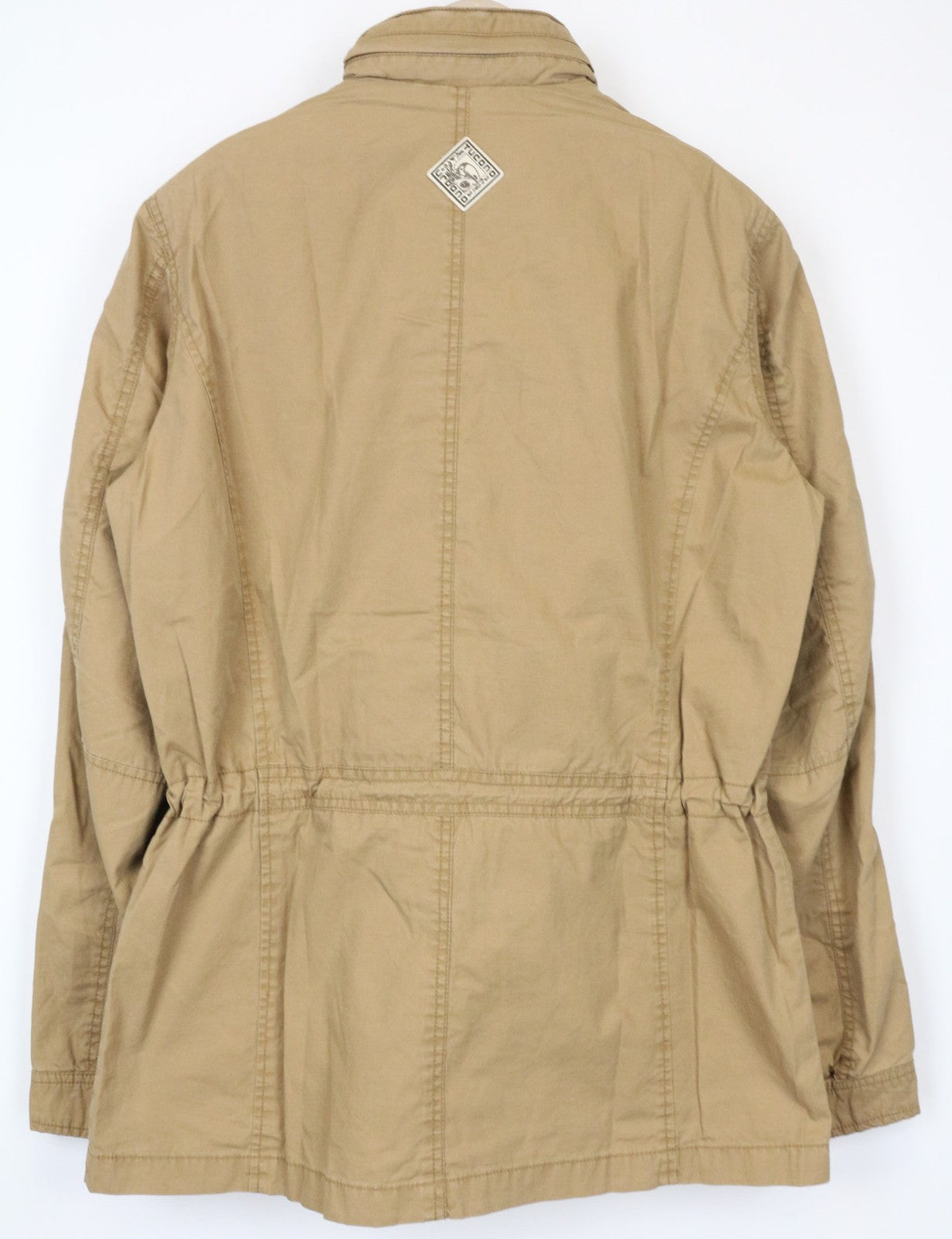 TUCANO URBANO Douz vyriška striukė S ruda su gobtuvu, medvilnine užtrauktuku, pamušalu ir motociklams 