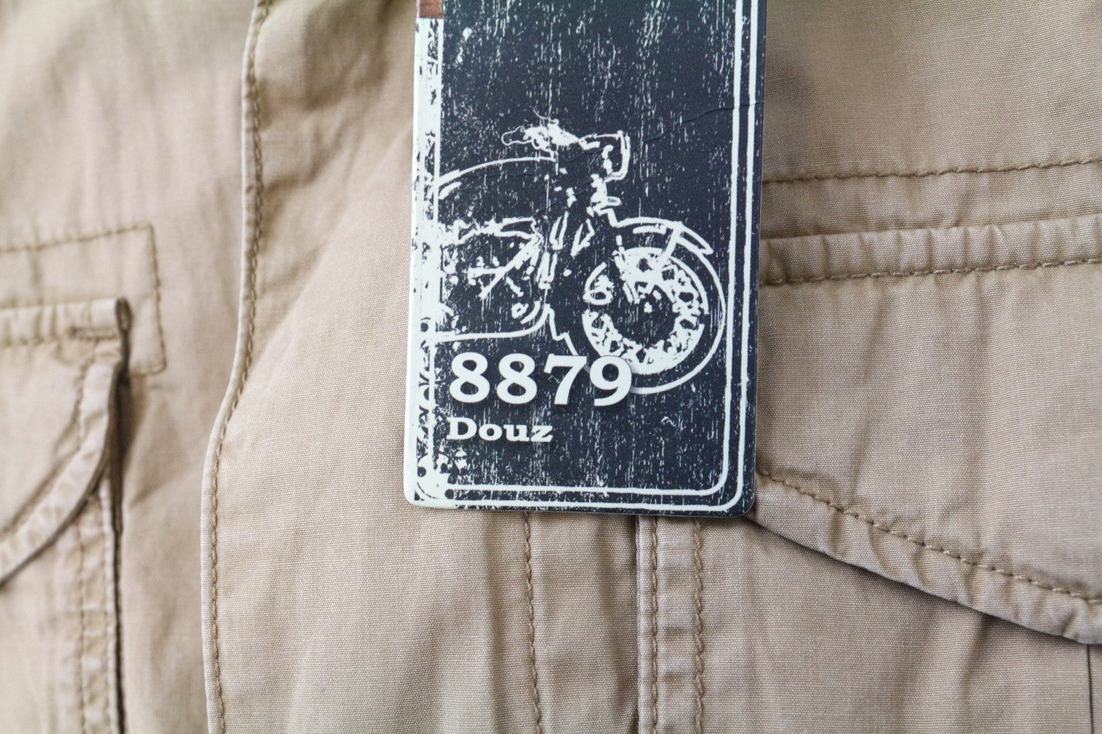 TUCANO URBANO Douz vyriška striukė S ruda su gobtuvu, medvilnine užtrauktuku, pamušalu ir motociklams 