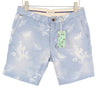 Blue Cotton Shorts