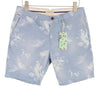 Blue Cotton Shorts