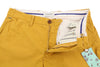 Orange Cotton Shorts