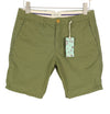 Green Cotton Shorts