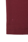 Burgundy Cotton Trousers