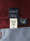 Burgundy Cotton Trousers