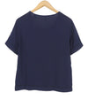 Blue Polyester Blouse