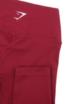 Red Polyester Leggings