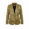Brown Polyester Blazer
