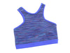 Blue Polyamide Sports Bra