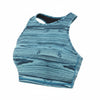 Blue Polyester Sports Bra