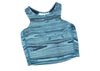 Blue Polyester Sports Bra