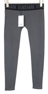 Grey Nylon Sport Leggings