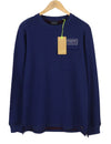 Blue Cotton Sweatshirt
