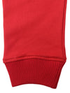 Red Cotton Sweatshirt