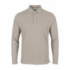 Grey Cotton Polos