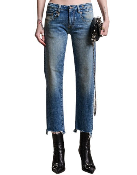 Jeans Boy Straight W Rips