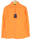 Orange Twill Button-Up