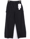 Black Cotton Trousers
