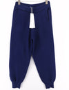 Blue Viscose Trousers