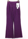 Violet Polyester Trousers