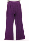 Violet Polyester Trousers