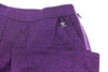 Violet Polyester Trousers