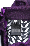 Violet Polyester Trousers