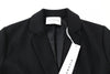 Black Polyester Blazer