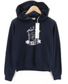 Blue Polyester Sweatshirt