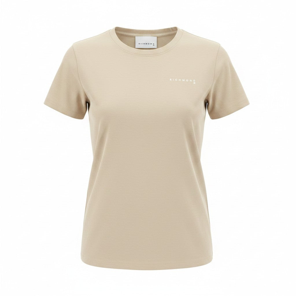Beige Cotton T-Shirt